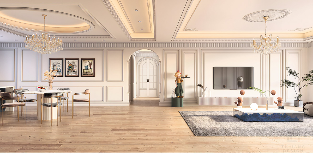 法式门墙柜一体化定制